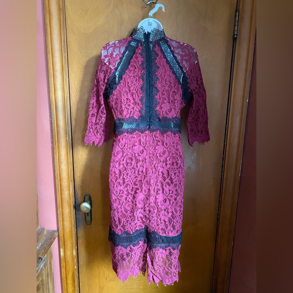 Akira Lace Midi Dress